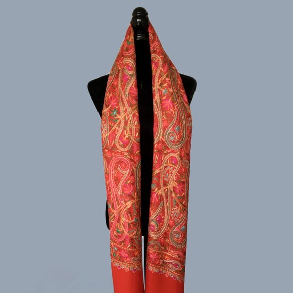 Warm and cozy scarf | evening shoulder wrap, Travel and wedding wrap, Pashmina - Picture 1 of 8